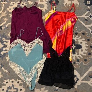 Victoria's Secret lot 4 pieces -baby doll Chemises & Slips Intimates
